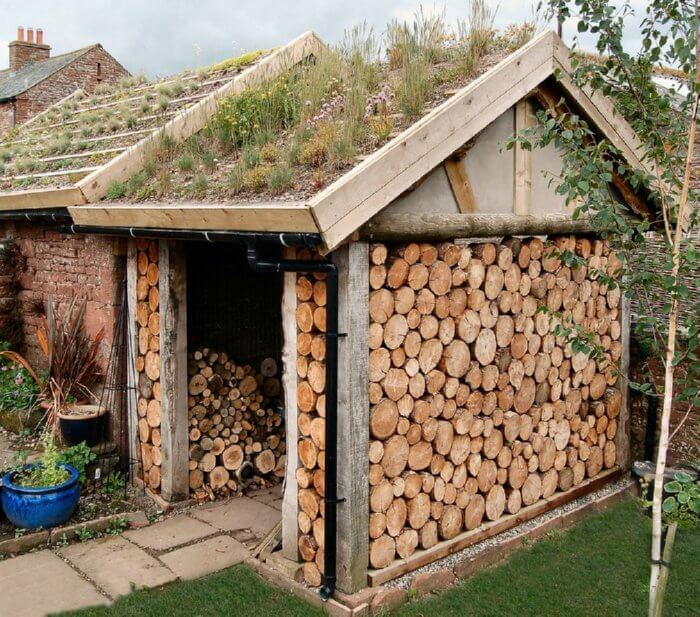 cordwood shed