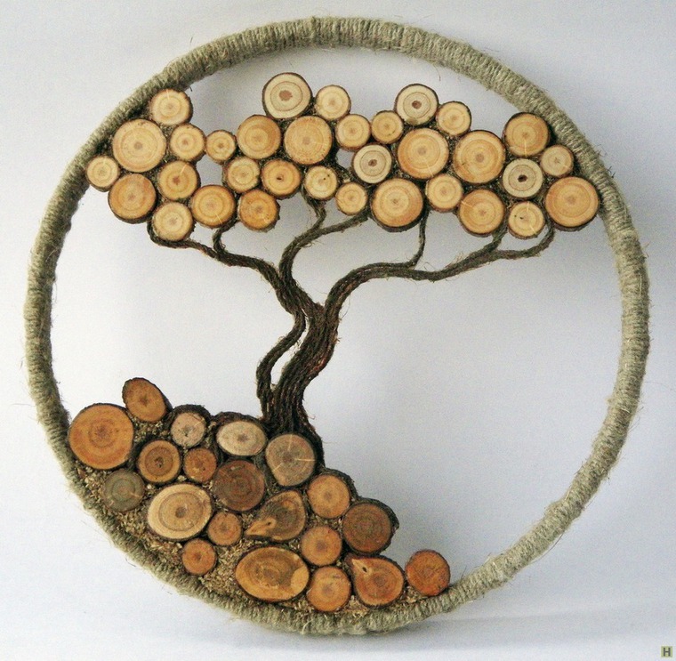 1000 и 1 деревяшка: идеи применения спилов дерева, фото № 2