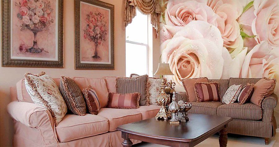 Модные оттенки цвета пыльной розы в оформлении домашнего интерьера, фото № 7