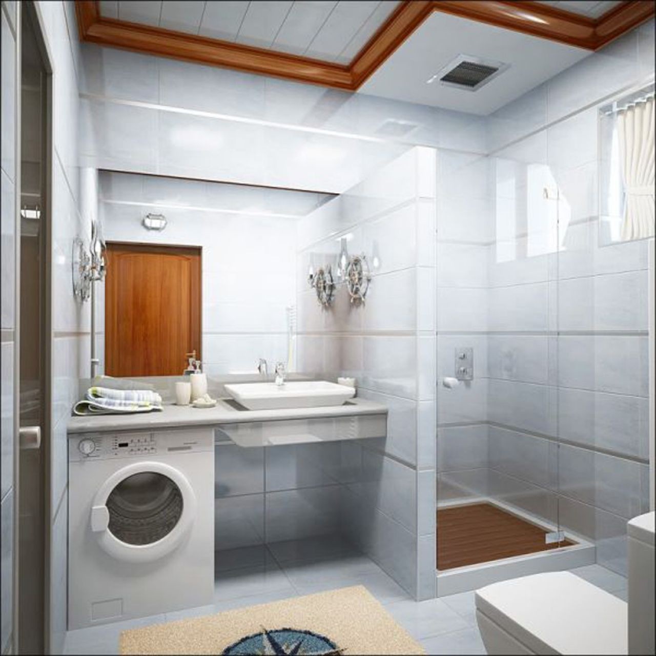 Дизайн ванной комнаты 6 кв перегородки