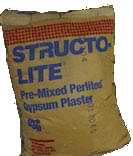 photo bag of structo-lite plaster