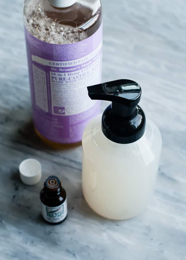 DIY foaming antibacterial hand wash 