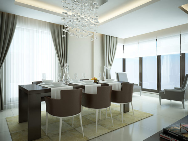 Soothing Dining Room Design