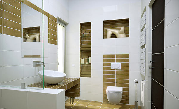 Small Contemporary Bathroom Idea