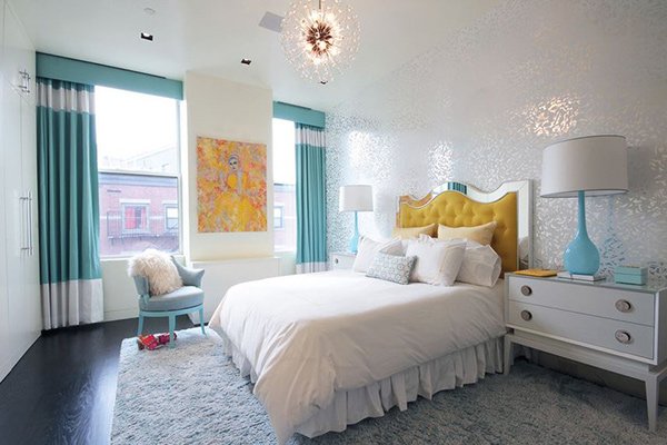 Turquoise bedroom ideas