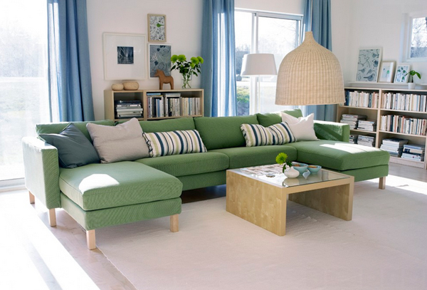 green sectional