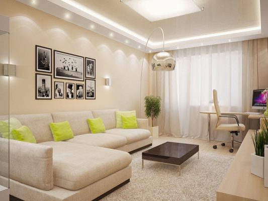дизайн квартиры в светлых тонах современный стиль реальные фото