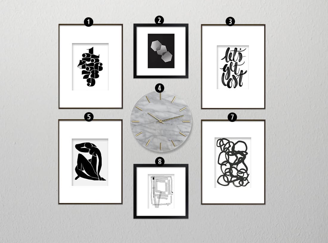 How to Create a Minimalist Gallery Wall • Little Gold Pixel • You have the minimalist decor, but what about the minimalist gallery wall? Click through for a detailed style guide and gallery wall examples!