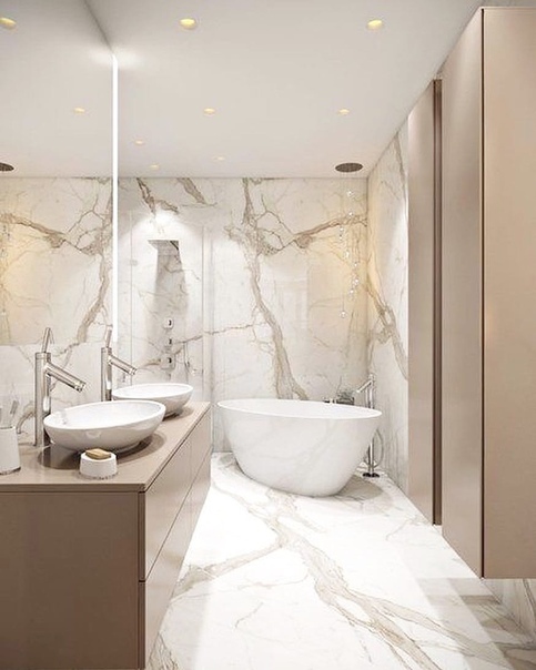 Дизайн ванной комнаты плитка мрамор в сочетании с плиткой под дерево