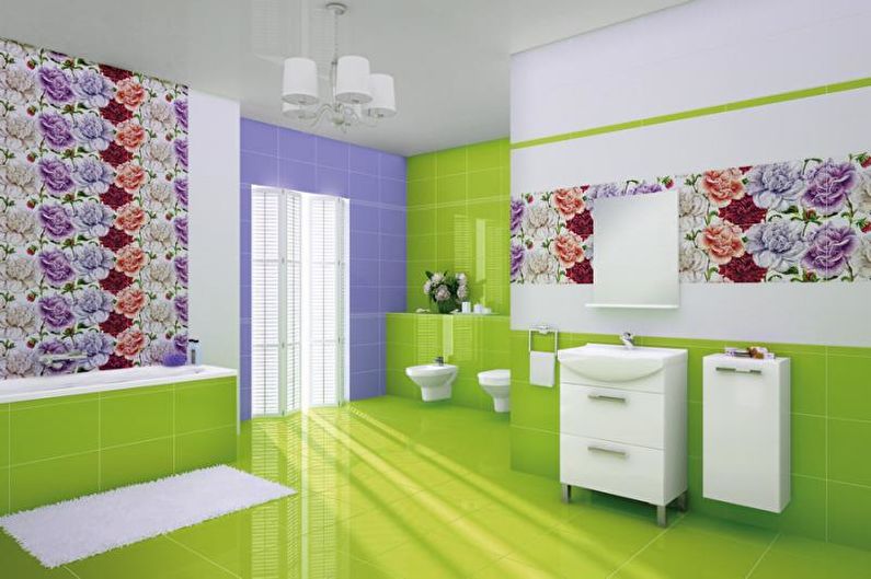 Сочетания цветов в интерьере ванной комнаты - Цветовой круг