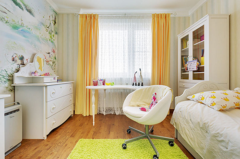Дизайн интерьера детской комнаты - фото