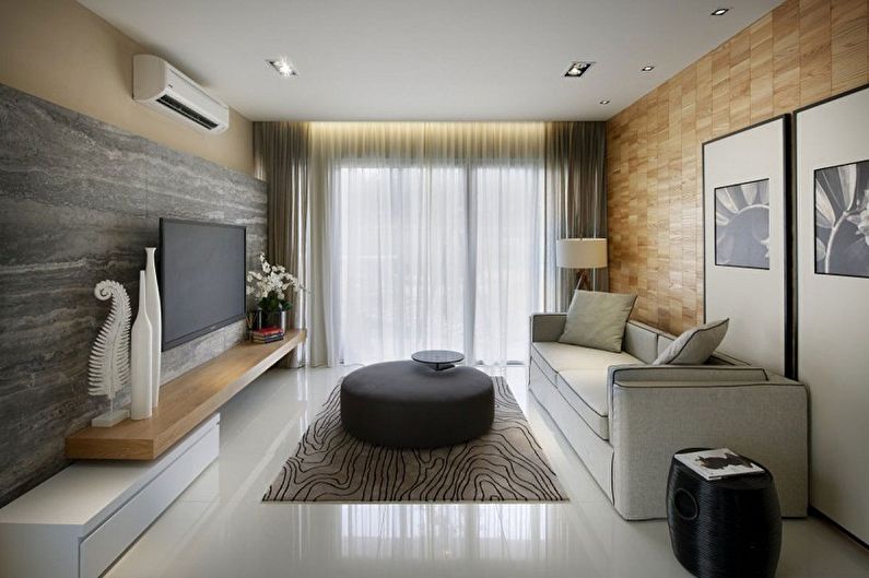 Дизайн интерьера зала в квартире - фото