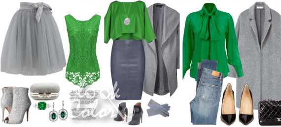 Сочетание Зеленого В Одежде Фото
